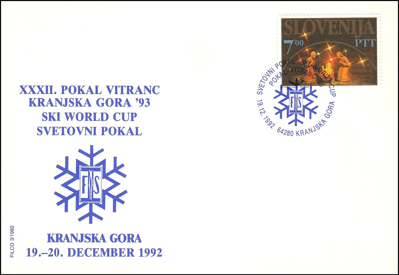SVETOVNI POKAL - SKI WORLD CUP - POKAL VITRANC 1993